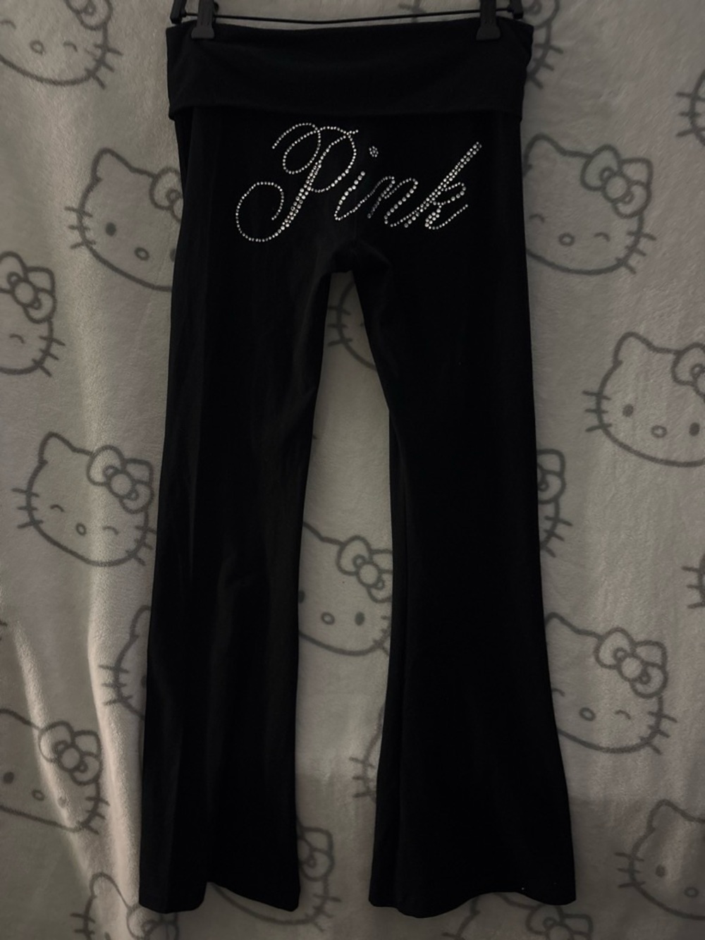 Vs pink bedazzle flares
